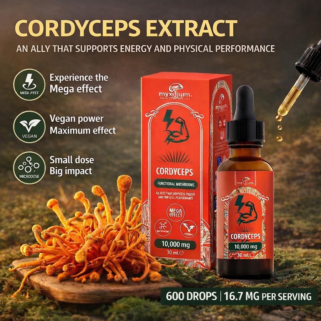 MYXILLUIM Cordyceps Mushroom Extract 30 ml