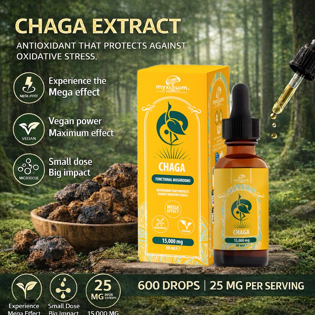 MYXILLUIM CHAGA MUSHROOM EXTRACT 30 ML