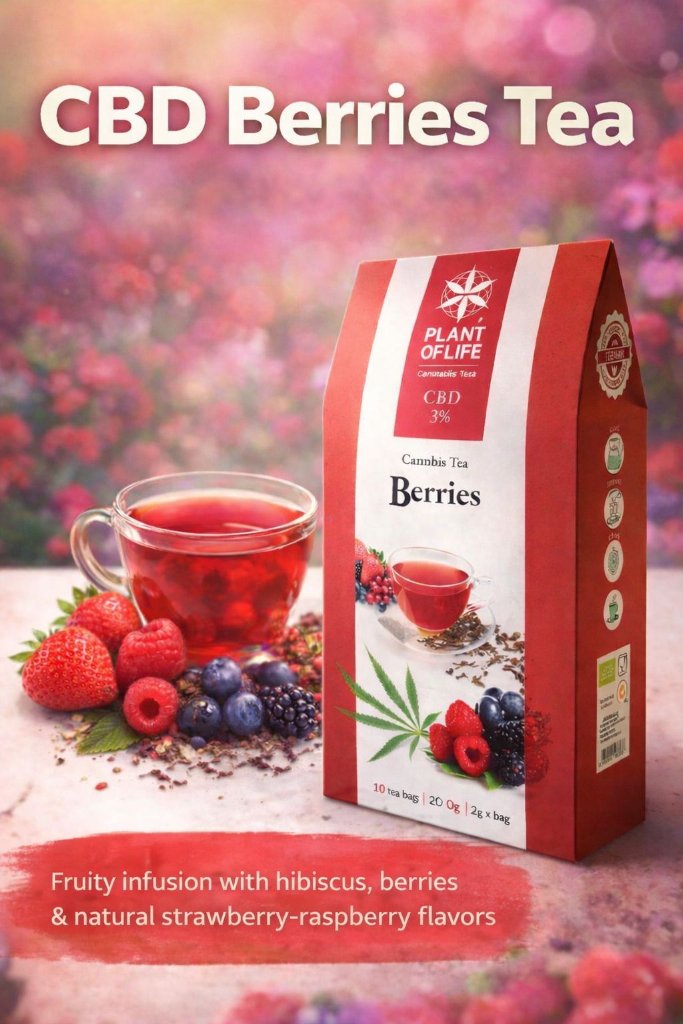 CBD Tea Infusion - Berries - 10 bags