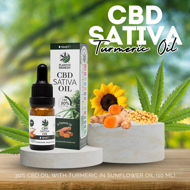 plant of remedy CBD Oil with 30% CBD 10ml