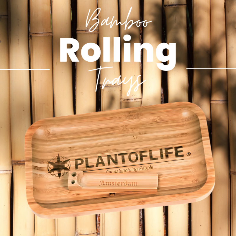 plant of life bamboo rolling tray