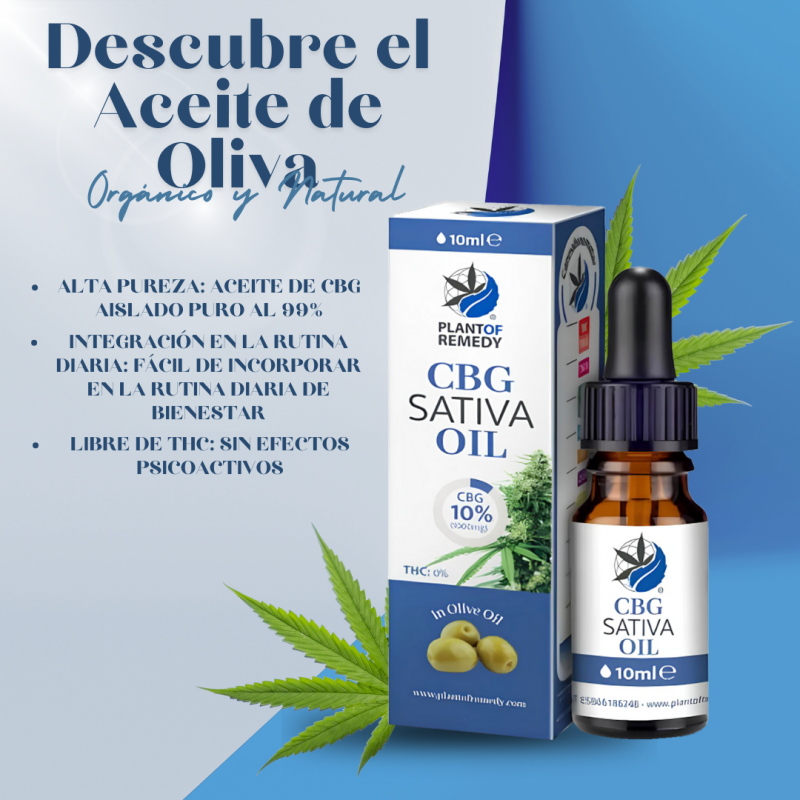 10% CBG Oil from PLANT OF REMEDY 10ml