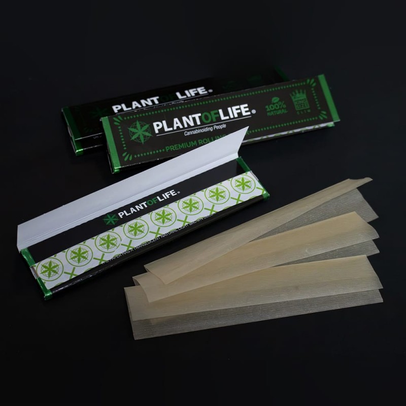 2 units Plant of Life Unbleached Rolling Papers - 32 Leaves